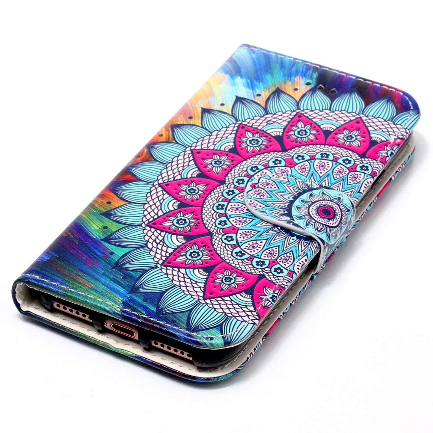 Shockproof Case for Google Pixel 6 Pro 5G Phone Case Pattern Printing Leather Flip Cover with Wallet