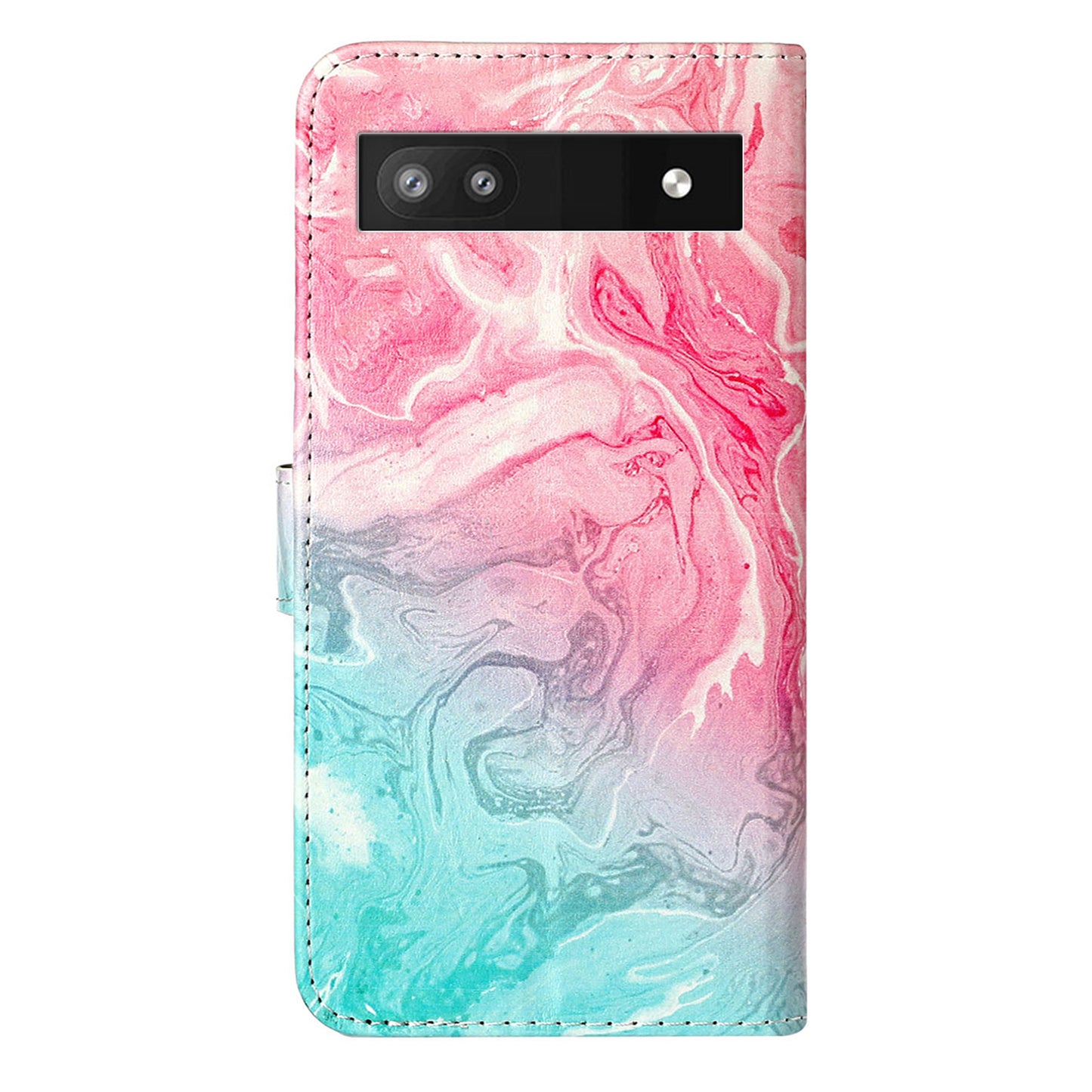 Wallet Phone Case for Google Pixel 7a Anti-Drop Shockproof Case Pattern Printing Leather Flip Cover