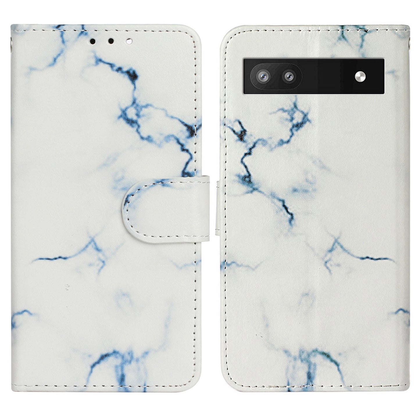 Wallet Phone Case for Google Pixel 7a Anti-Drop Shockproof Case Pattern Printing Leather Flip Cover