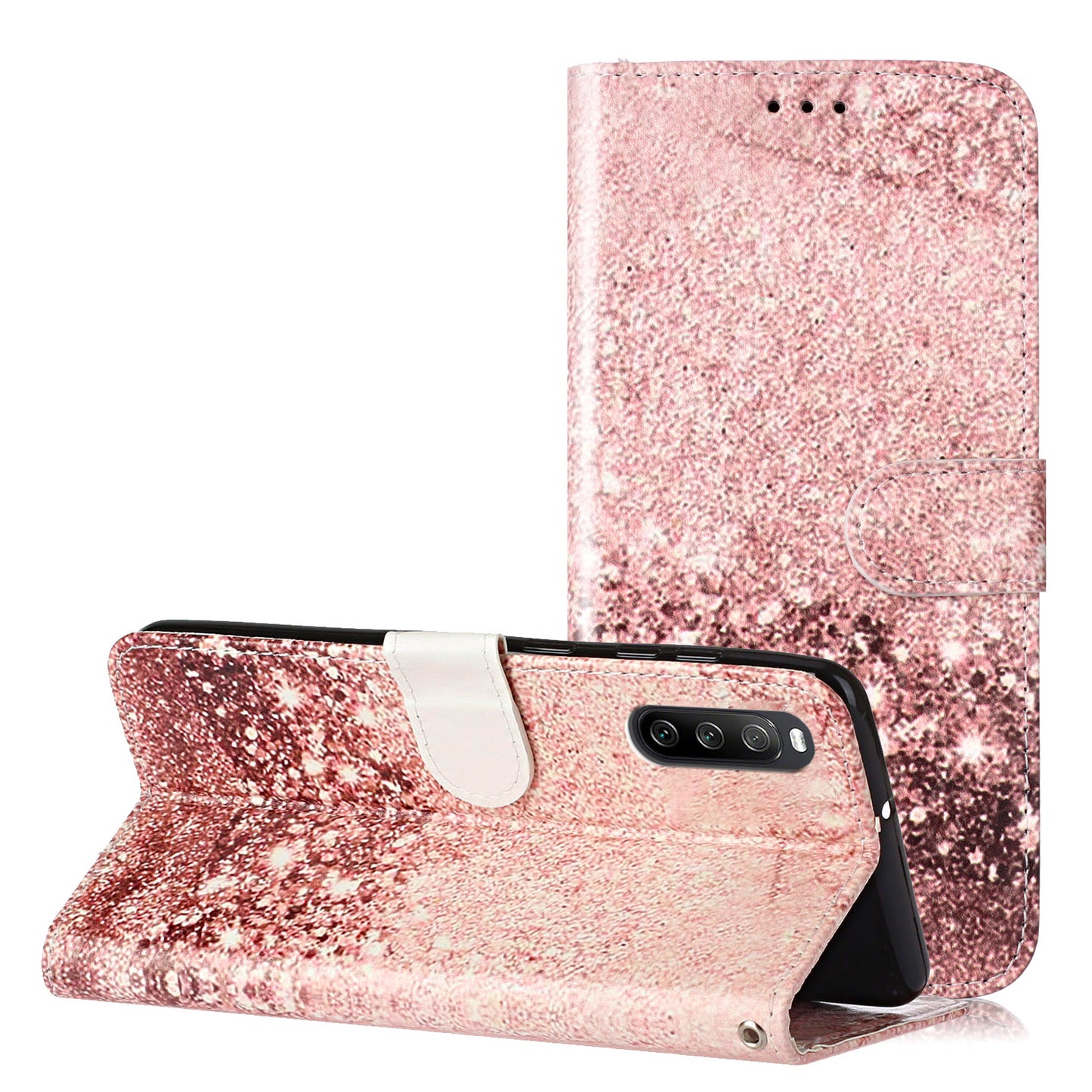 Wallet Phone Case for Sony Xperia 10 V Scratch-Proof Phone Shell Pattern Printing Leather Cover