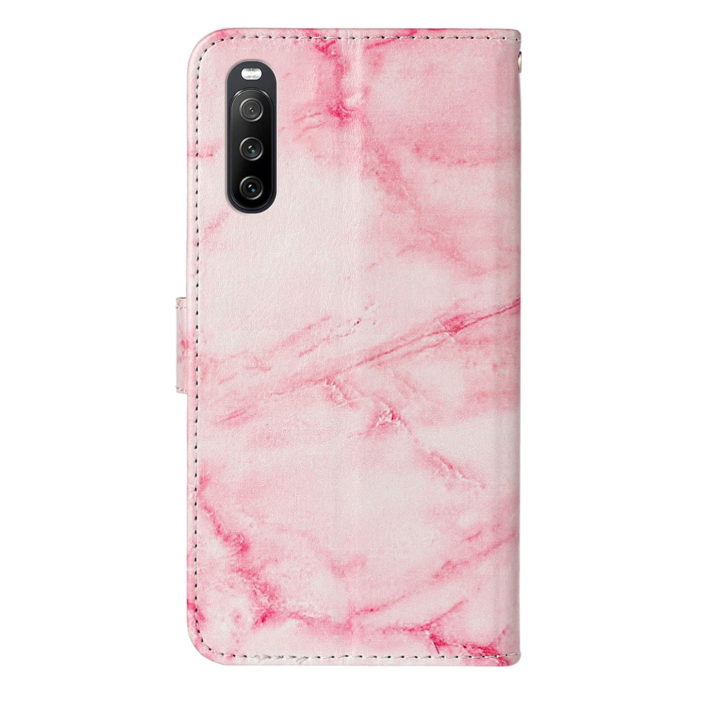 Wallet Phone Case for Sony Xperia 10 V Scratch-Proof Phone Shell Pattern Printing Leather Cover