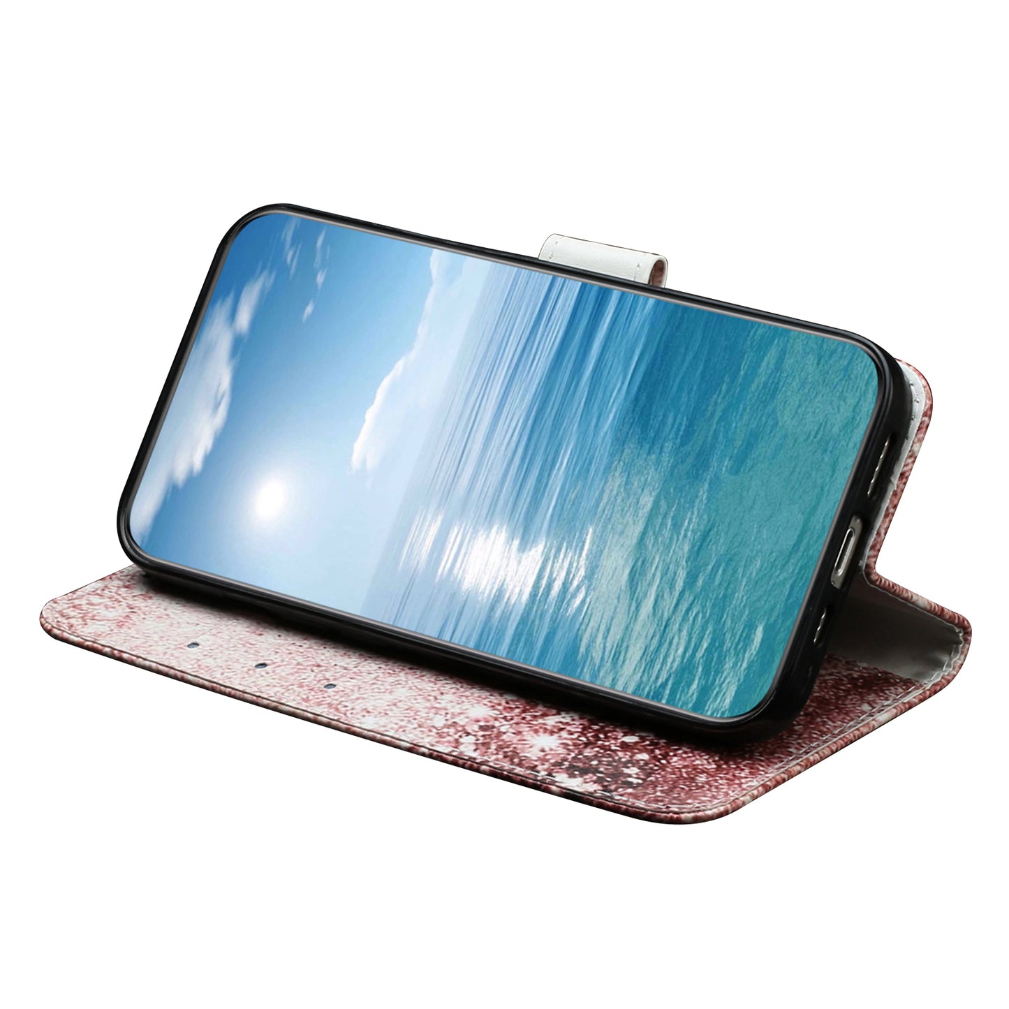 Pattern Printing Phone Case for Sony Xperia 1 V Anti-Fall Wallet Leather Cover with Stand