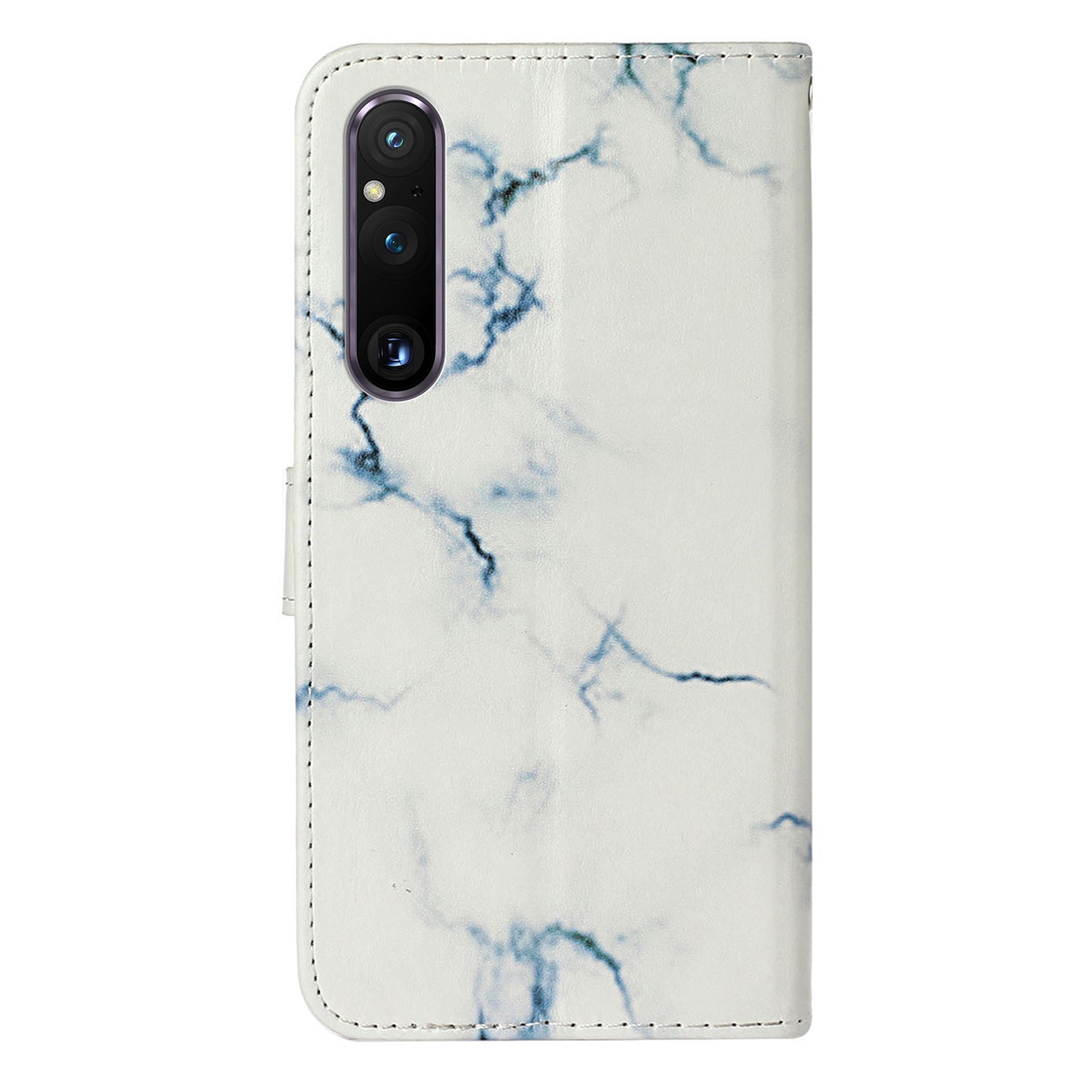 Pattern Printing Phone Case for Sony Xperia 1 V Anti-Fall Wallet Leather Cover with Stand