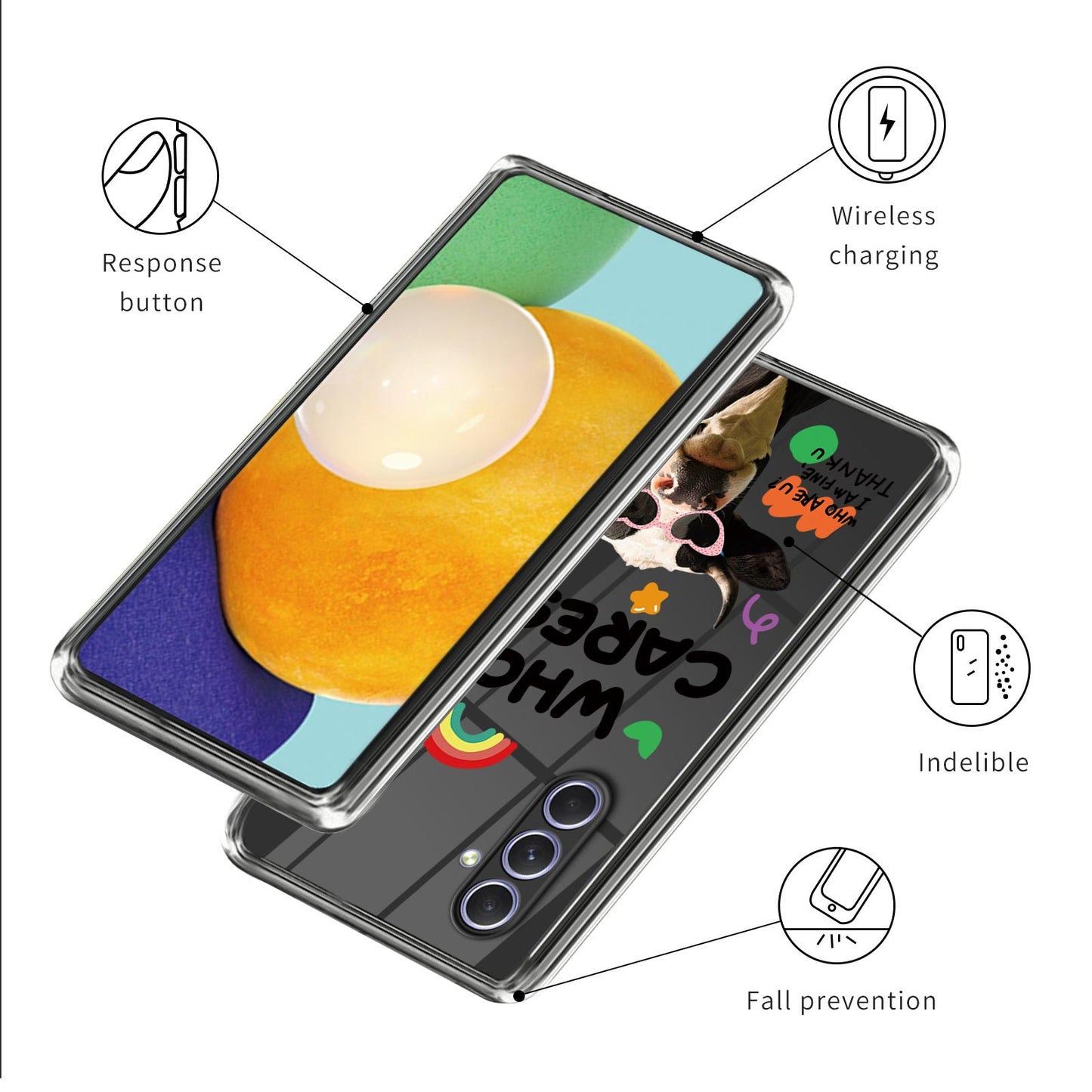 For Samsung Galaxy A34 5G Soft TPU Phone Case Pattern Printing Back Cover