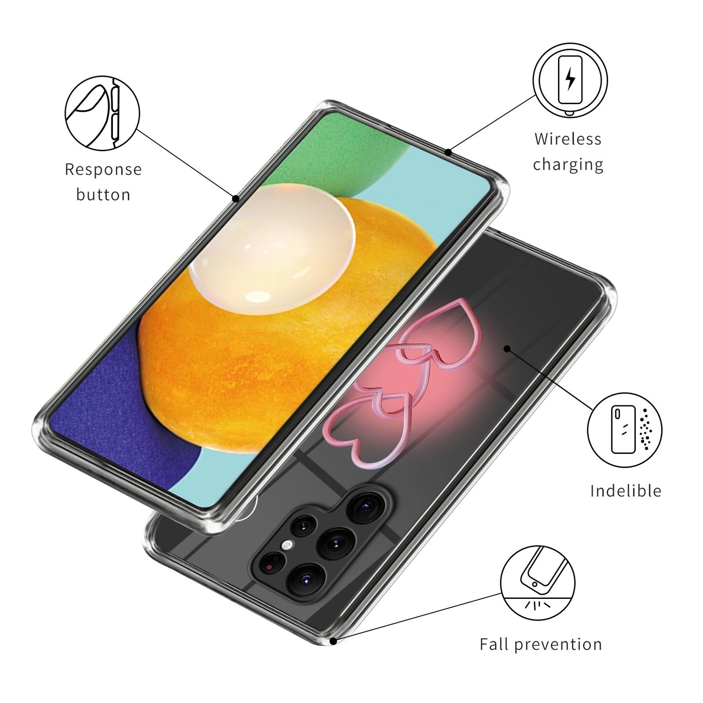 For Samsung Galaxy S23 Ultra Pattern Printing Phone TPU Case Cell Phone Cover
