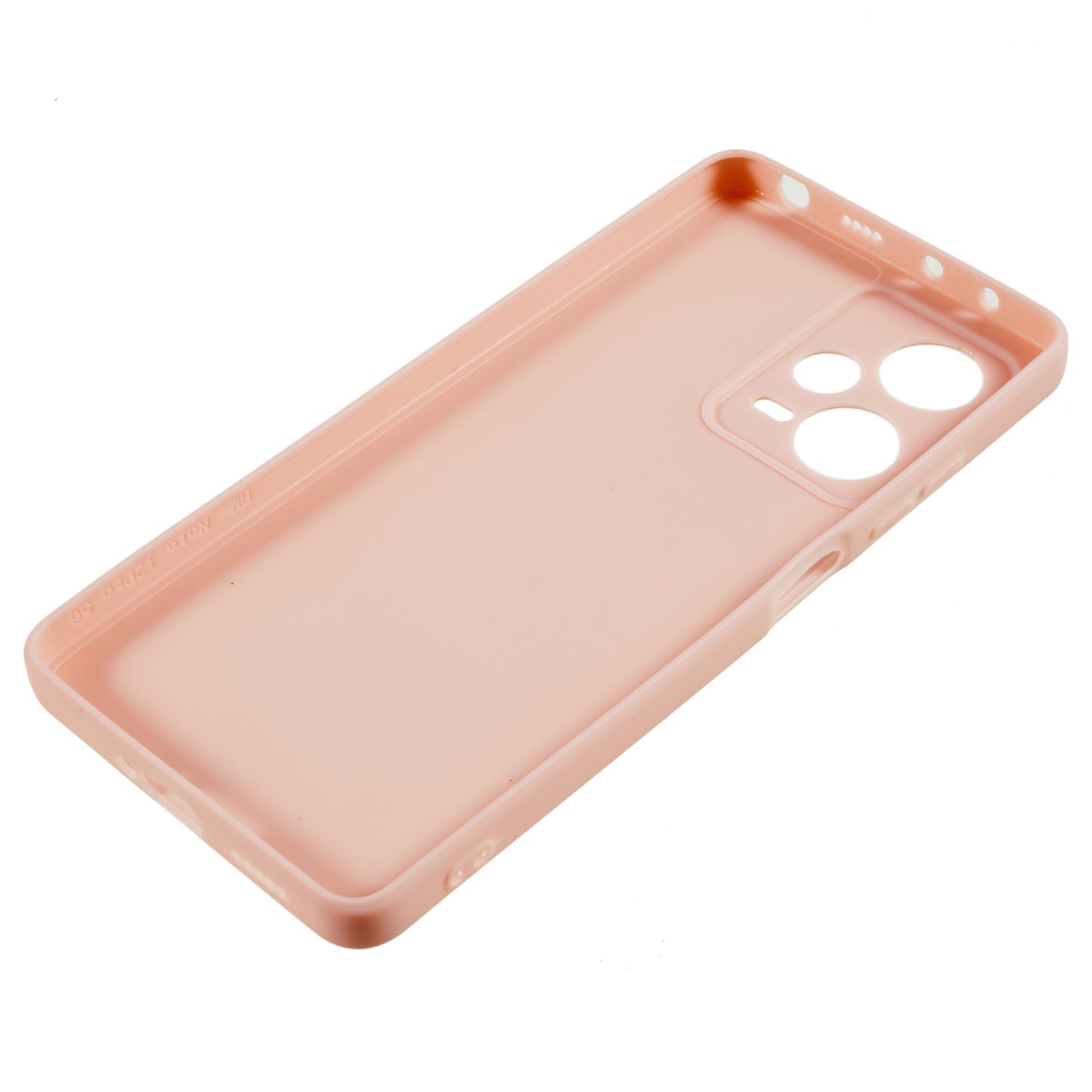 For Xiaomi Redmi Note 12 Pro 5G Straight Edge Design Phone Case Soft TPU Precise Cutout Anti-Scratch Cover