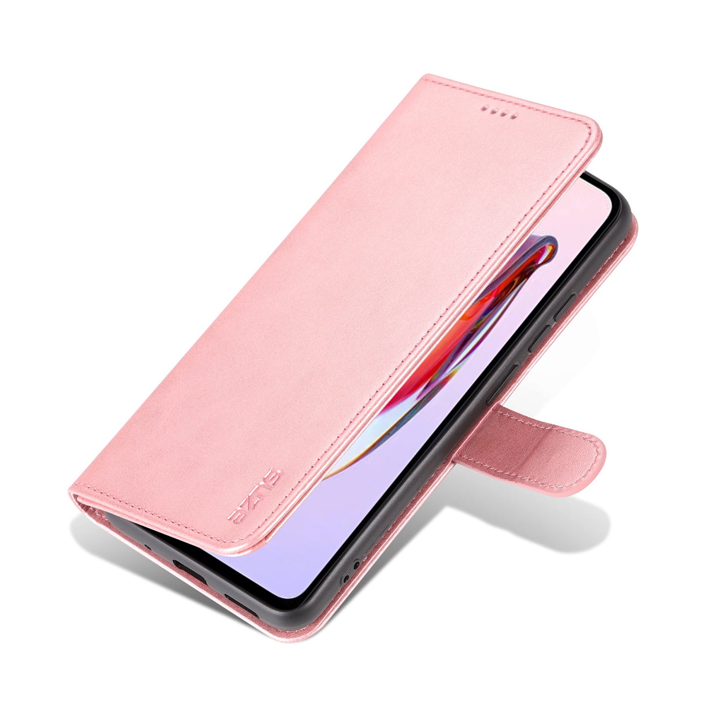 AZNS For Xiaomi Poco C55 4G / Redmi 11A 4G / Redmi 12C 4G Leather Phone Cover Stand Wallet Case