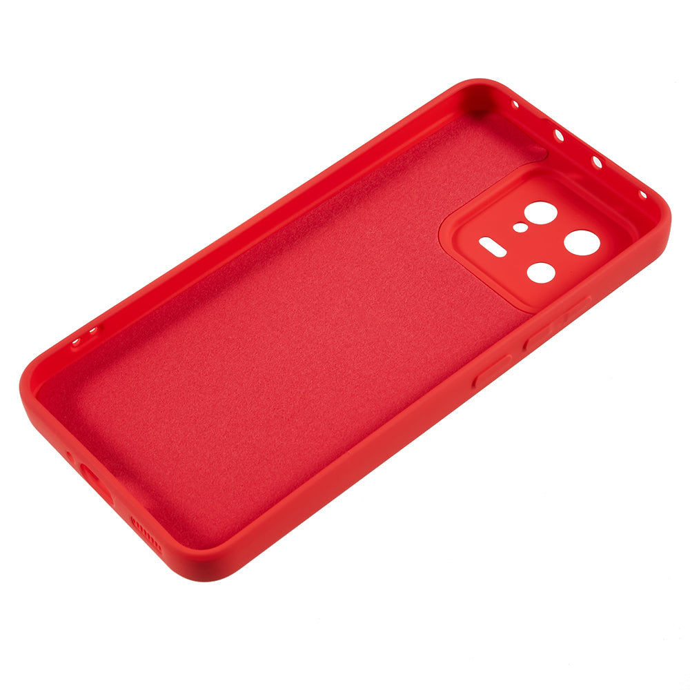 For Xiaomi 13 5G Anti-scratch TPU Phone Case Fiber Lining Rubberized Protective Cover