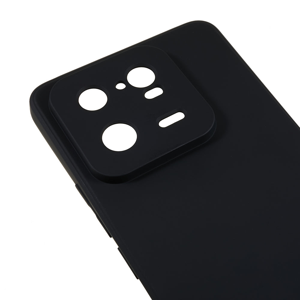 For Xiaomi 13 Pro 5G Soft TPU Shockproof Case Fiber Lining Rubberized Phone Cover