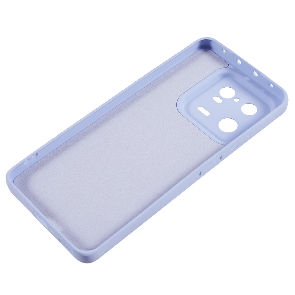 For Xiaomi 13 Pro 5G Soft TPU Shockproof Case Fiber Lining Rubberized Phone Cover