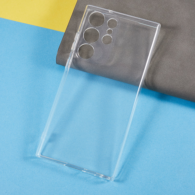 For Samsung Galaxy S23 Ultra 1.5mm Thicken Phone Case Clear Soft TPU Drop-proof Cover