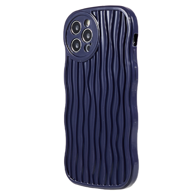 Wavy Edge TPU Phone Case for iPhone 12 Pro , Anti-scratch Mobile Phone Cover