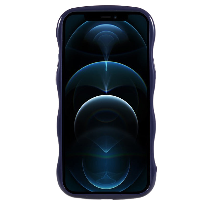 Wavy Edge TPU Phone Case for iPhone 12 Pro , Anti-scratch Mobile Phone Cover