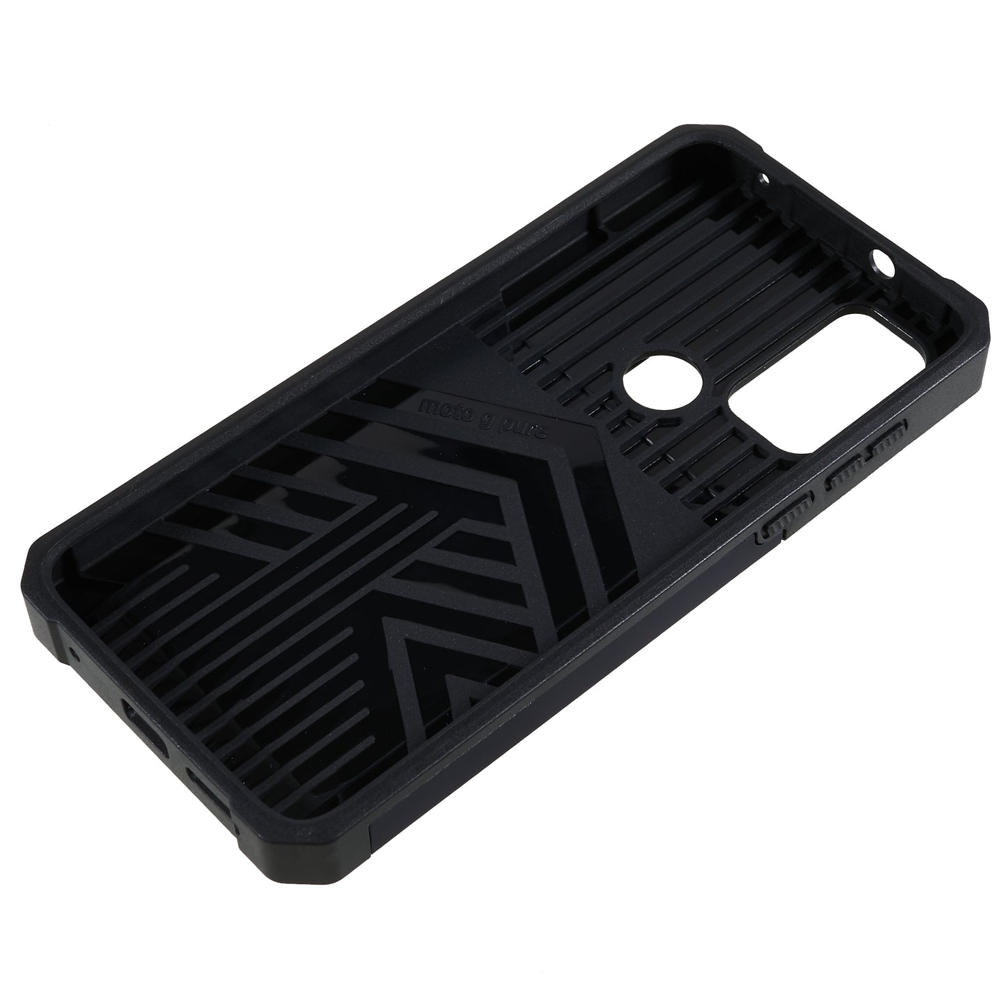 For Motorola Moto G Play (2023) 4G Kickstand Card Holder Phone Case Slide Lens Protection PC+TPU Phone Cover