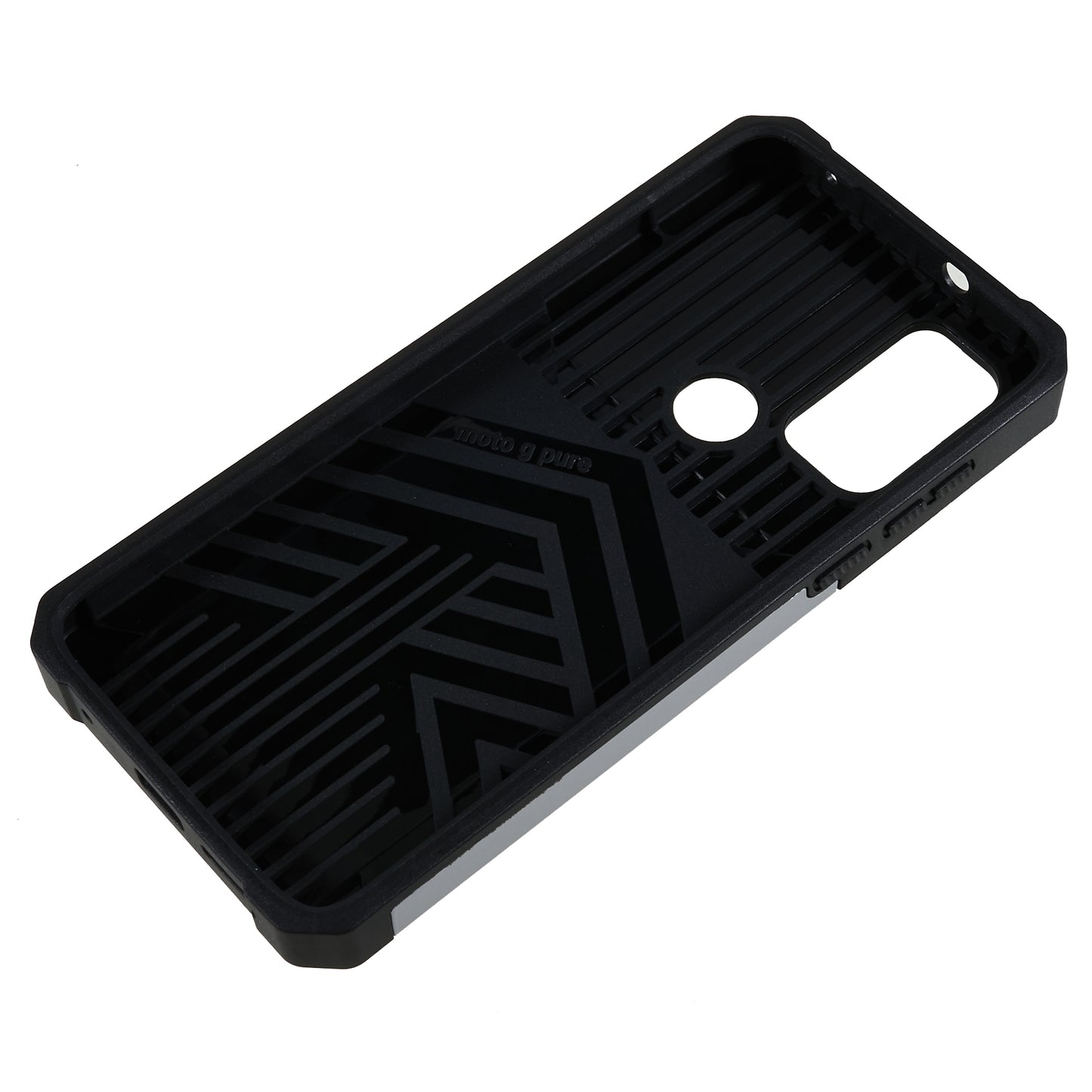 For Motorola Moto G Play (2023) 4G Kickstand Card Holder Phone Case Slide Lens Protection PC+TPU Phone Cover