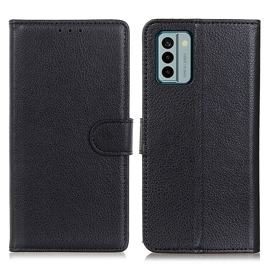 For Nokia G22 Wallet PU Leather Phone Case Stand Litchi Texture Cell Phone Cover