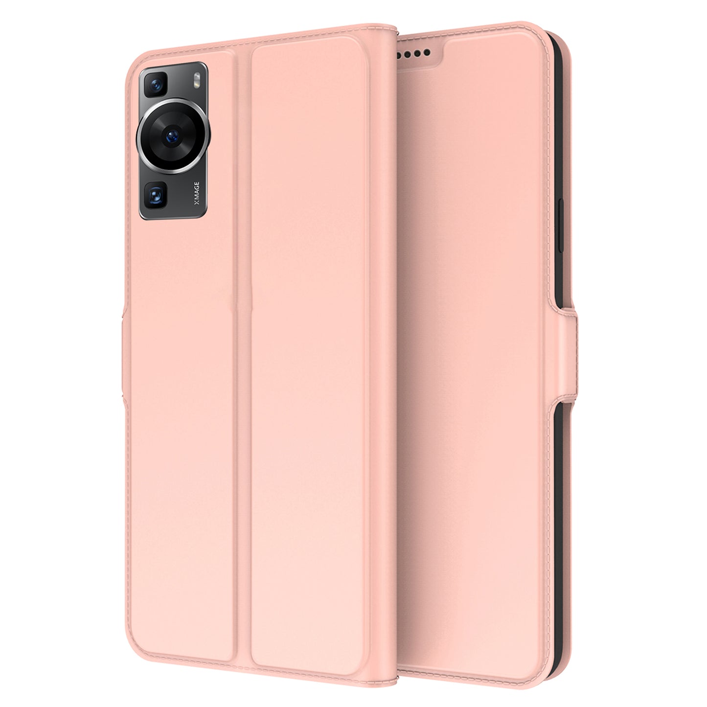 For Huawei P60 / P60 Pro PU Leather Phone Case Card Holder Stand Protective Flip Cover
