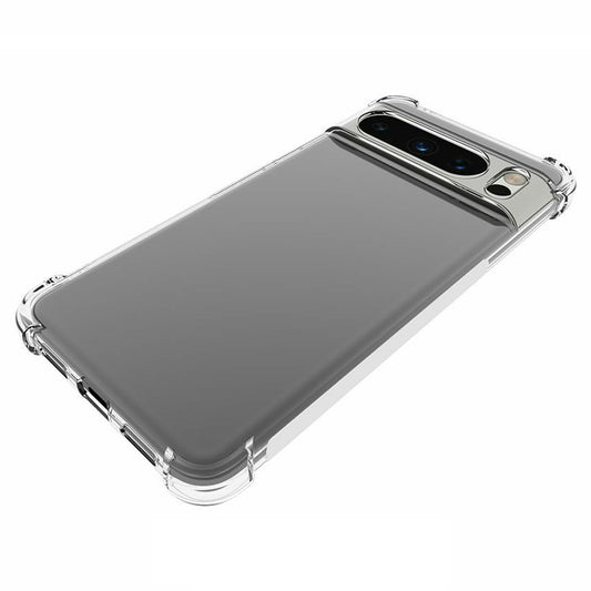 For Google Pixel 8 Pro TPU Clear Phone Case Anti-slip Four Corner Airbag Shockproof Phone Cover