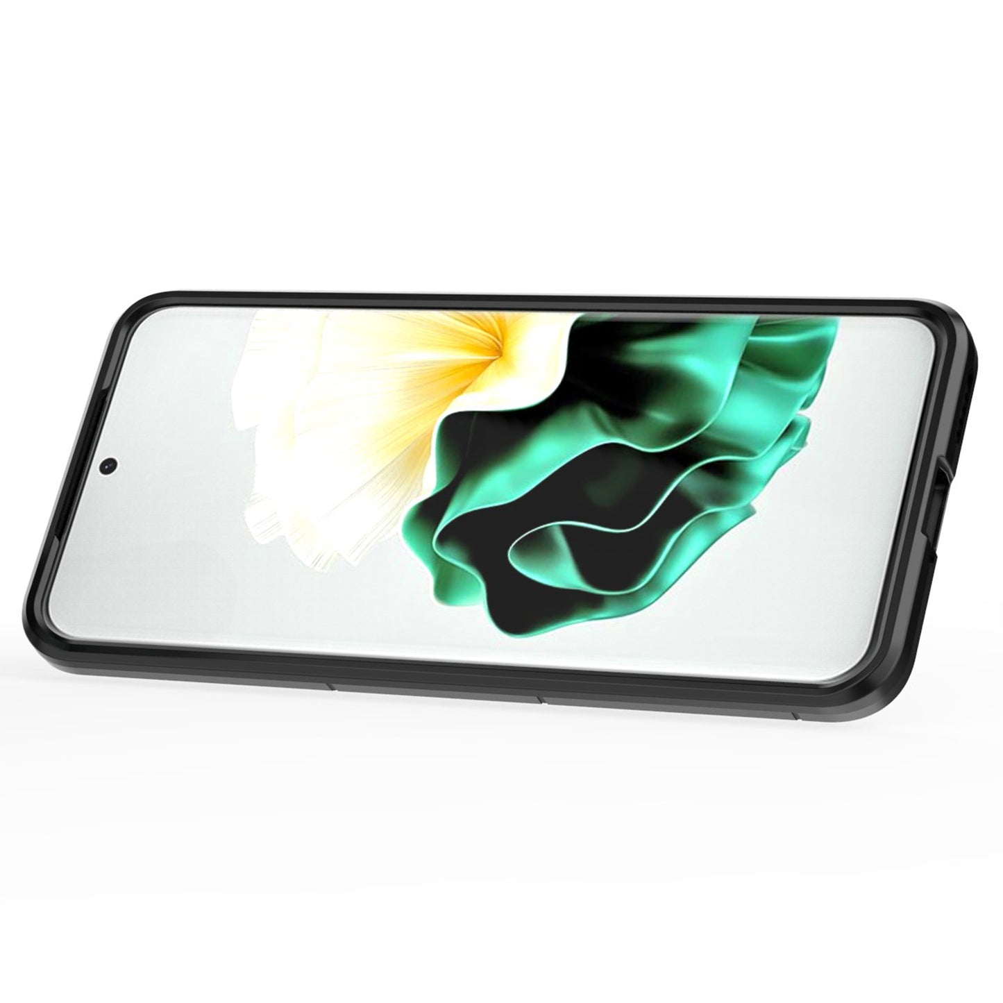 For Huawei P60/P60 Pro Phone Case TPU+PC Shockproof Cover with Ring Holder Kickstand