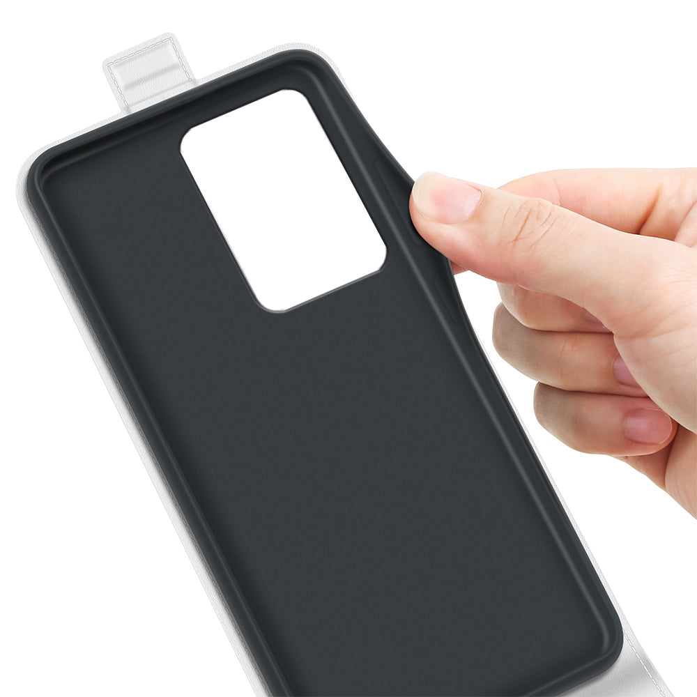 For Xiaomi 13 Lite / Civi 2 5G Card Holder Vertical Flip Phone Case Crazy Horse Texture PU Leather Cover