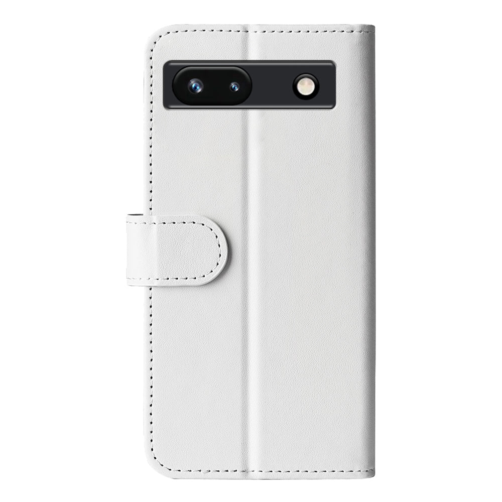 Stand Phone Case for Google Pixel 7a PU Leather Wallet Crazy Horse Texture Flip Cover