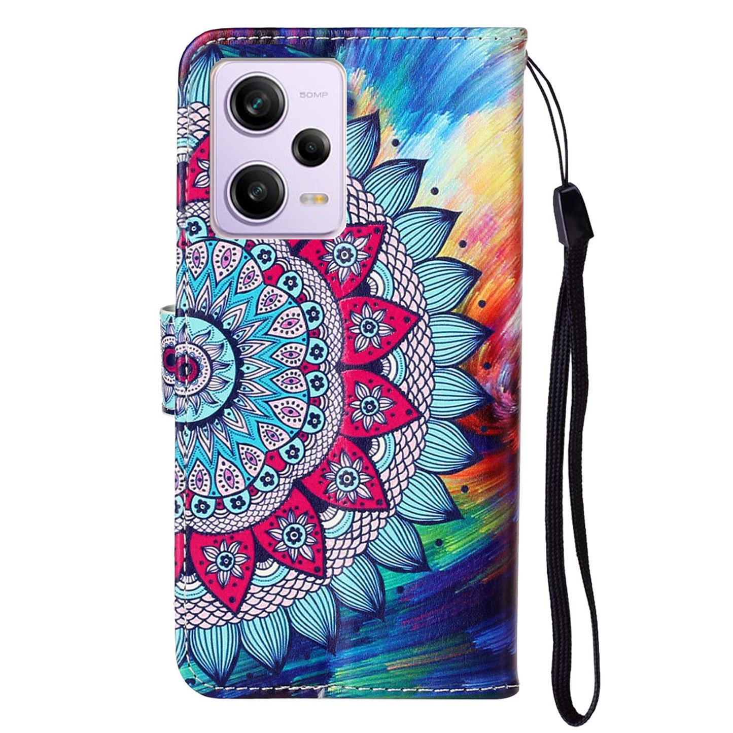 For Xiaomi Poco X5 Pro 5G / Redmi Note 12 Pro Speed 5G / Note 12 Pro 5G Pattern Printing Phone Cover Leather Wallet Flip Stand Case