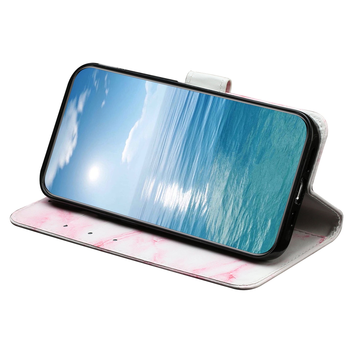 Phone Case for Xiaomi Redmi Note 12 5G (China) / (India) / (Global) / Poco X5 5G , PU Leather Pattern Printing Stand Flip Wallet Cover