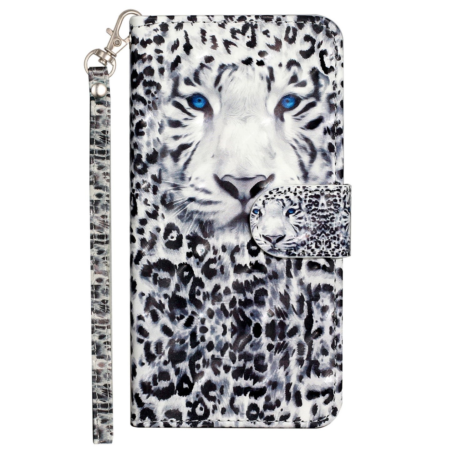 For Sony Xperia 10 V Phone Case 3D Pattern Printing Flip Stand PU Leather Wallet Drop-proof Cover with Strap