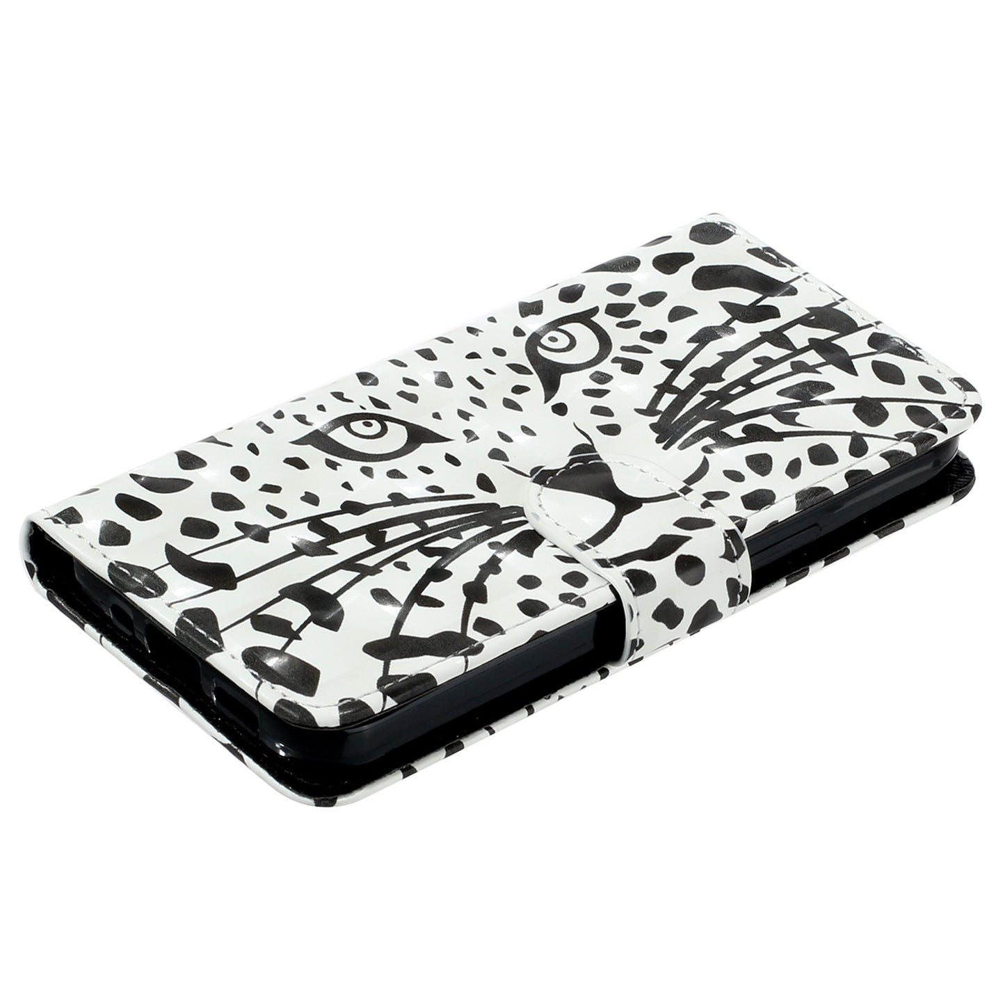 For Sony Xperia 10 V Phone Case 3D Pattern Printing Flip Stand PU Leather Wallet Drop-proof Cover with Strap