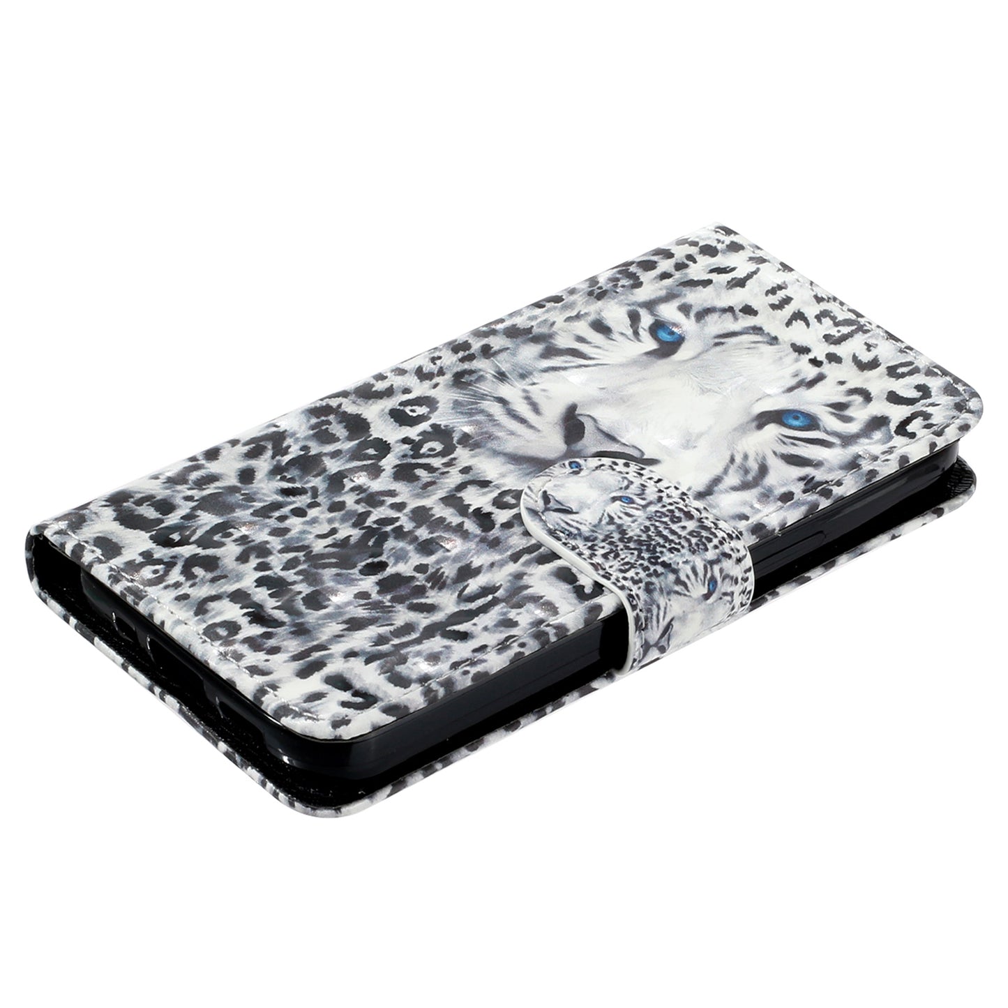 For Sony Xperia 1 V Shockproof PU Leather Wallet Case Folding Stand 3D Pattern Printing Phone Cover with Strap