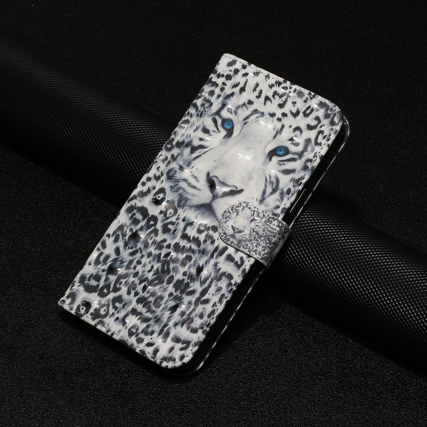 For Google Pixel 7 Pro 5G Flip Stand Phone Case 3D Pattern Printing PU Leather Wallet Phone Folio Cover with Strap