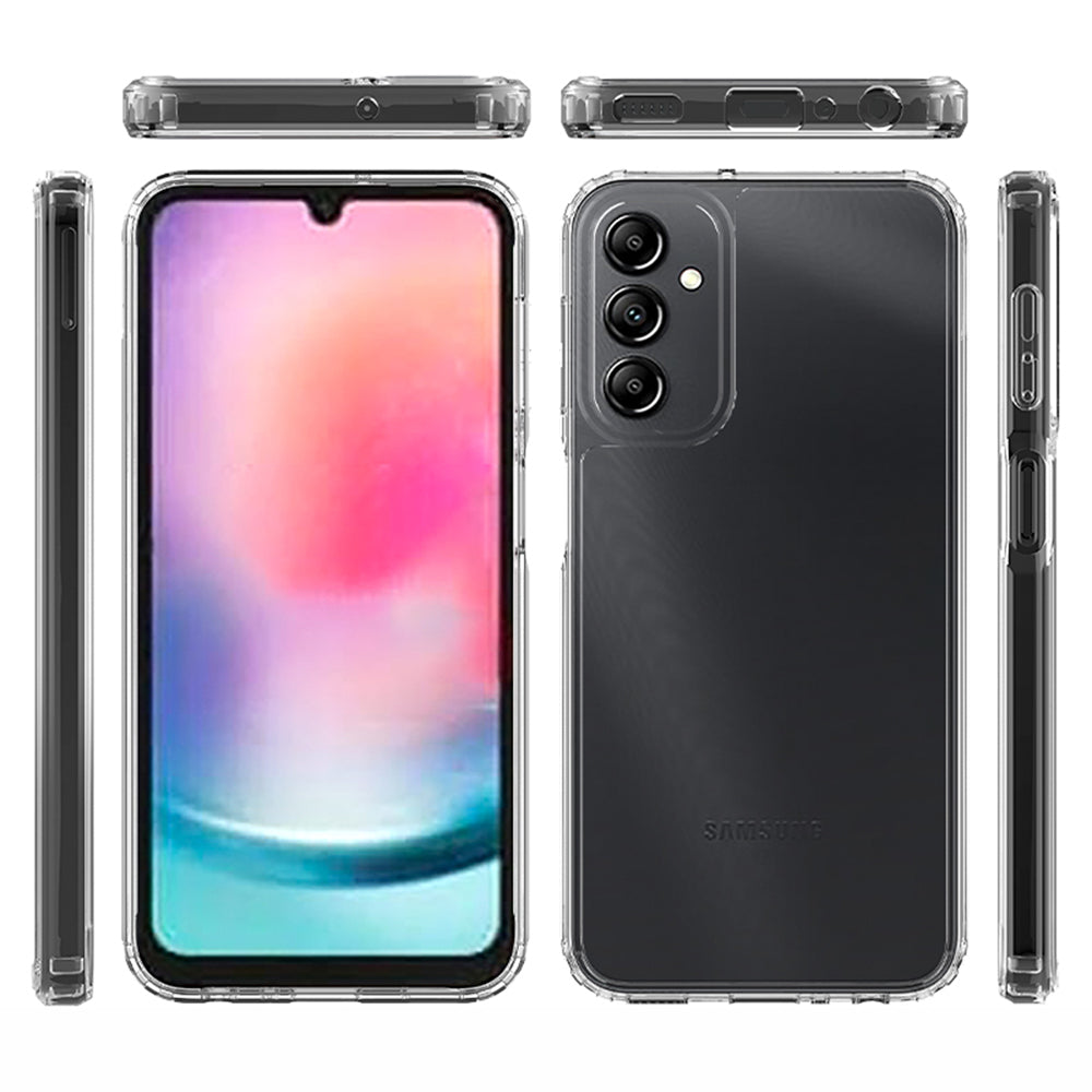 For Samsung Galaxy A24 4G Anti-Scratch Phone Case Acrylic TPU Crystal Clear Phone Back Cover