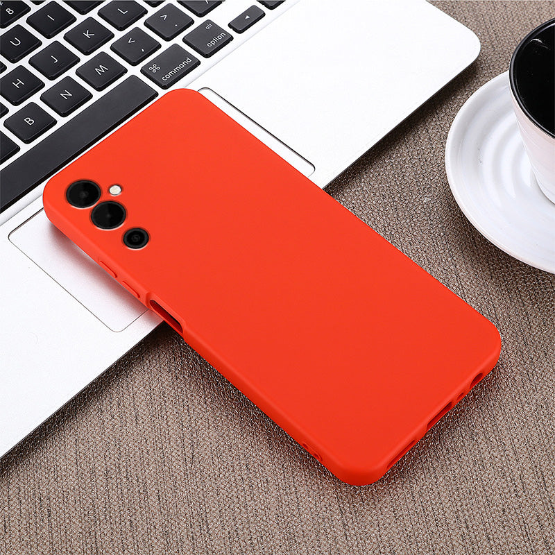 Mobile Phone Case for Tecno Pova Neo 2 4G , Liquid Silicone Soft Lining Cover with Strap