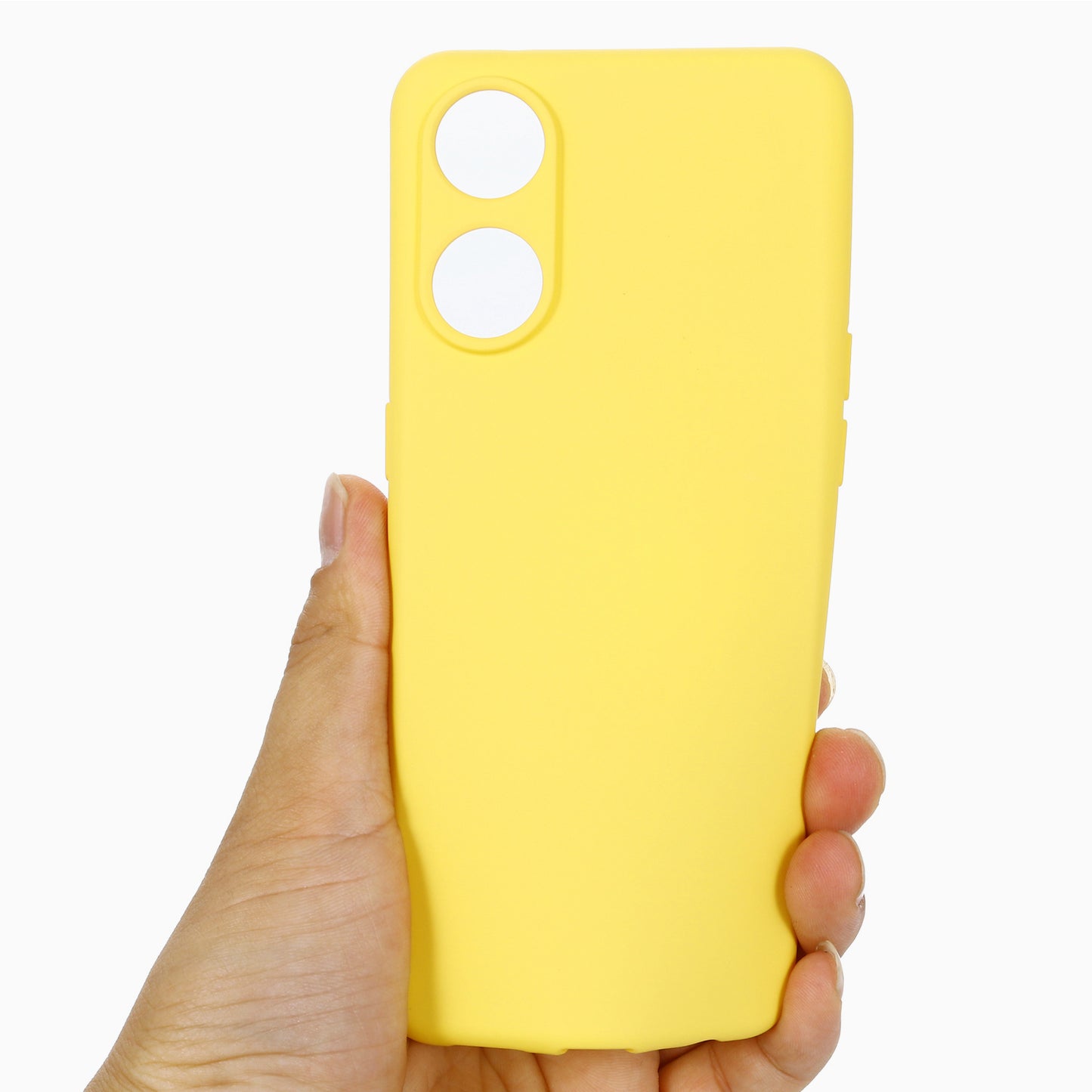 Phone Case for Oppo Reno8 T 4G , Liquid Silicone Soft Lining Shockproof Smartphone Cover with Strap