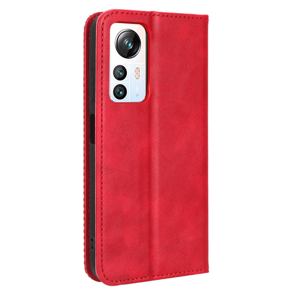 For Blackview A85 Anti-Dust PU Leather Wallet Cell Phone Case Retro Texture Phone Stand Cover