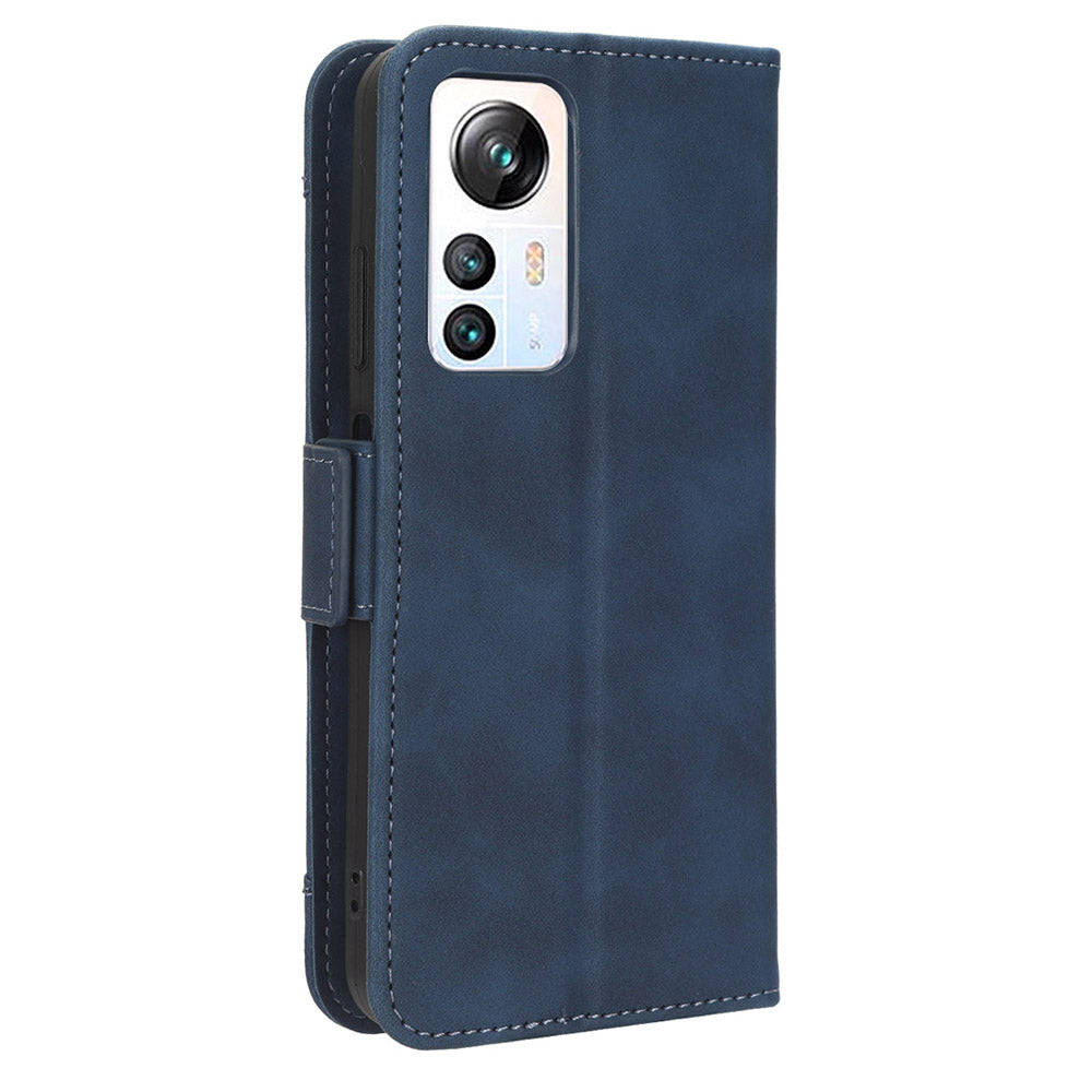For Blackview A85 Mobile Phone Leather Case Multiple Card Slots Phone Cover with Wallet Stand