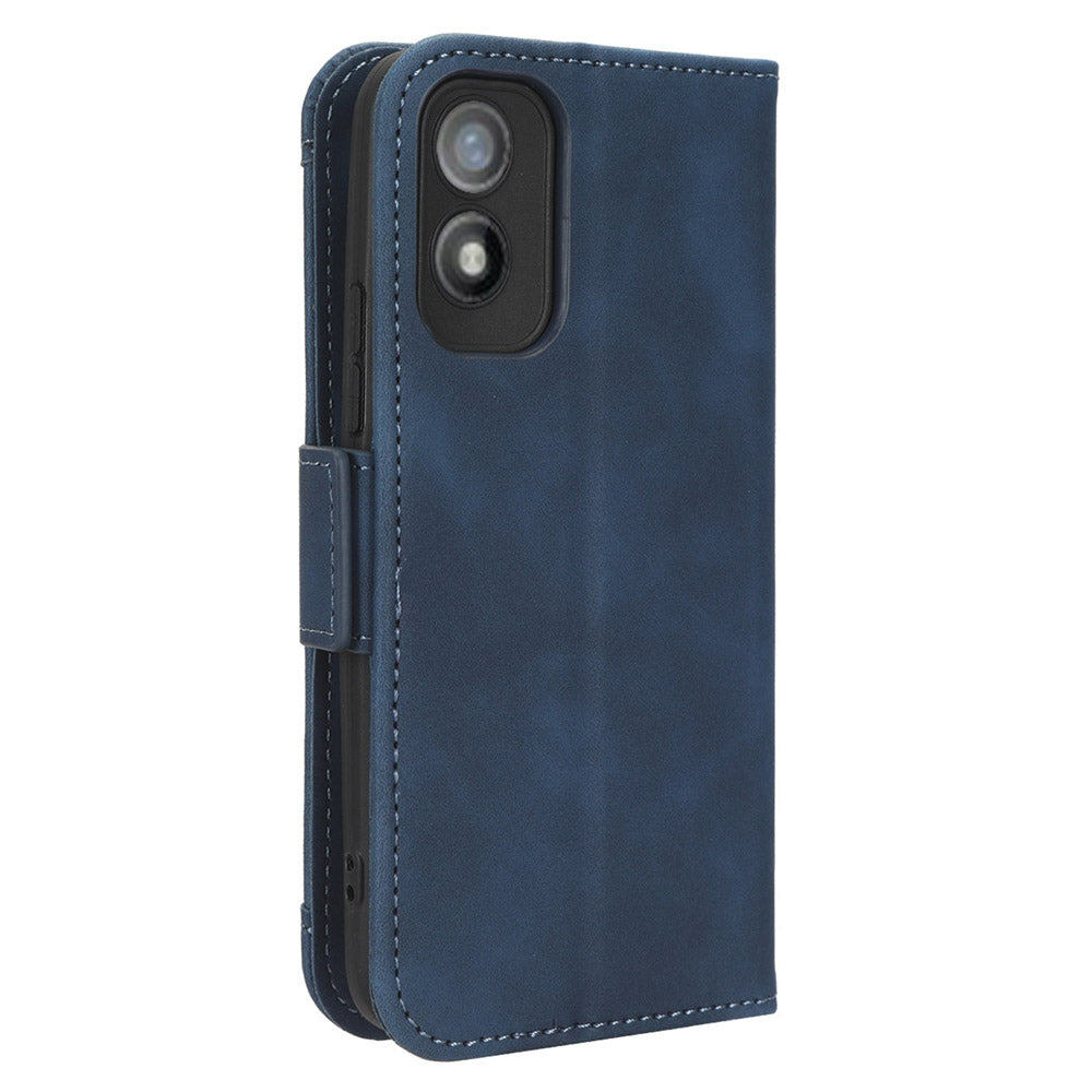For Itel A18 Multiple Card Slots Phone Case PU Leather Stand Wallet Phone Cover
