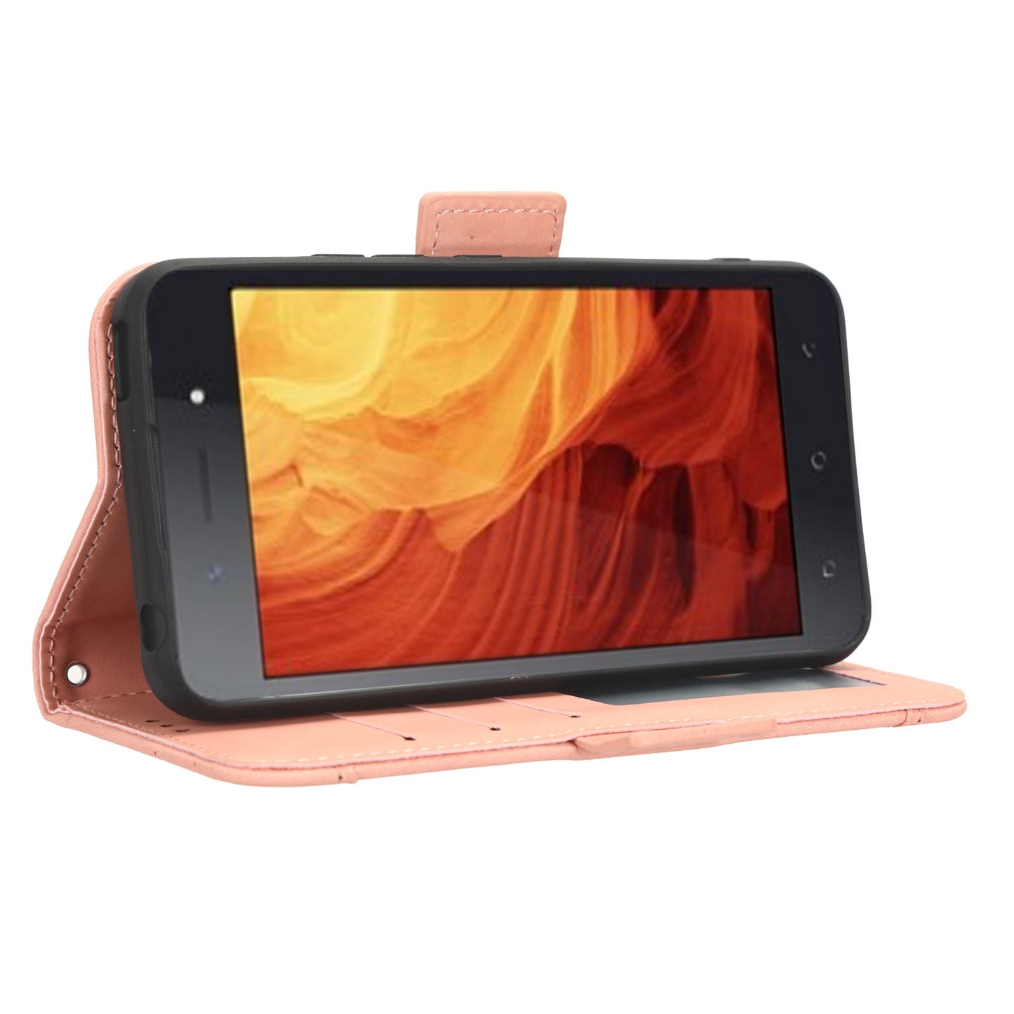 For Itel A18 Multiple Card Slots Phone Case PU Leather Stand Wallet Phone Cover