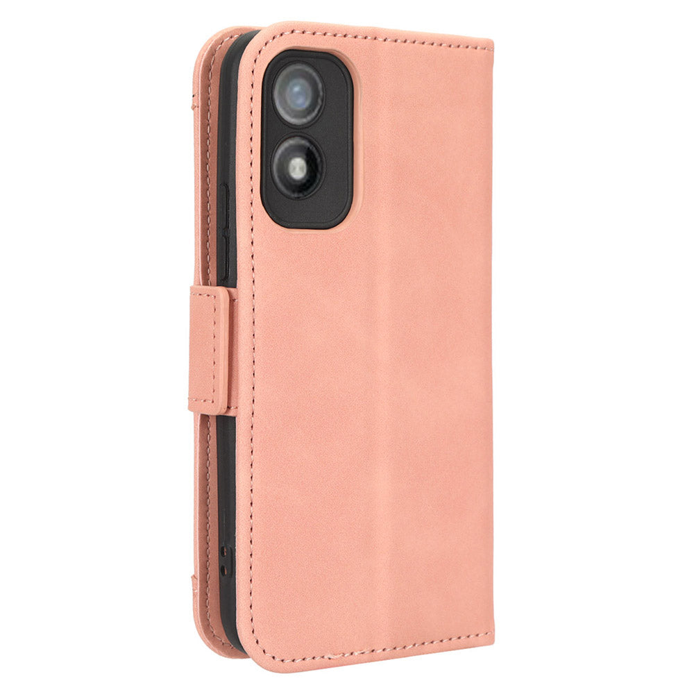 For Itel A18 Multiple Card Slots Phone Case PU Leather Stand Wallet Phone Cover