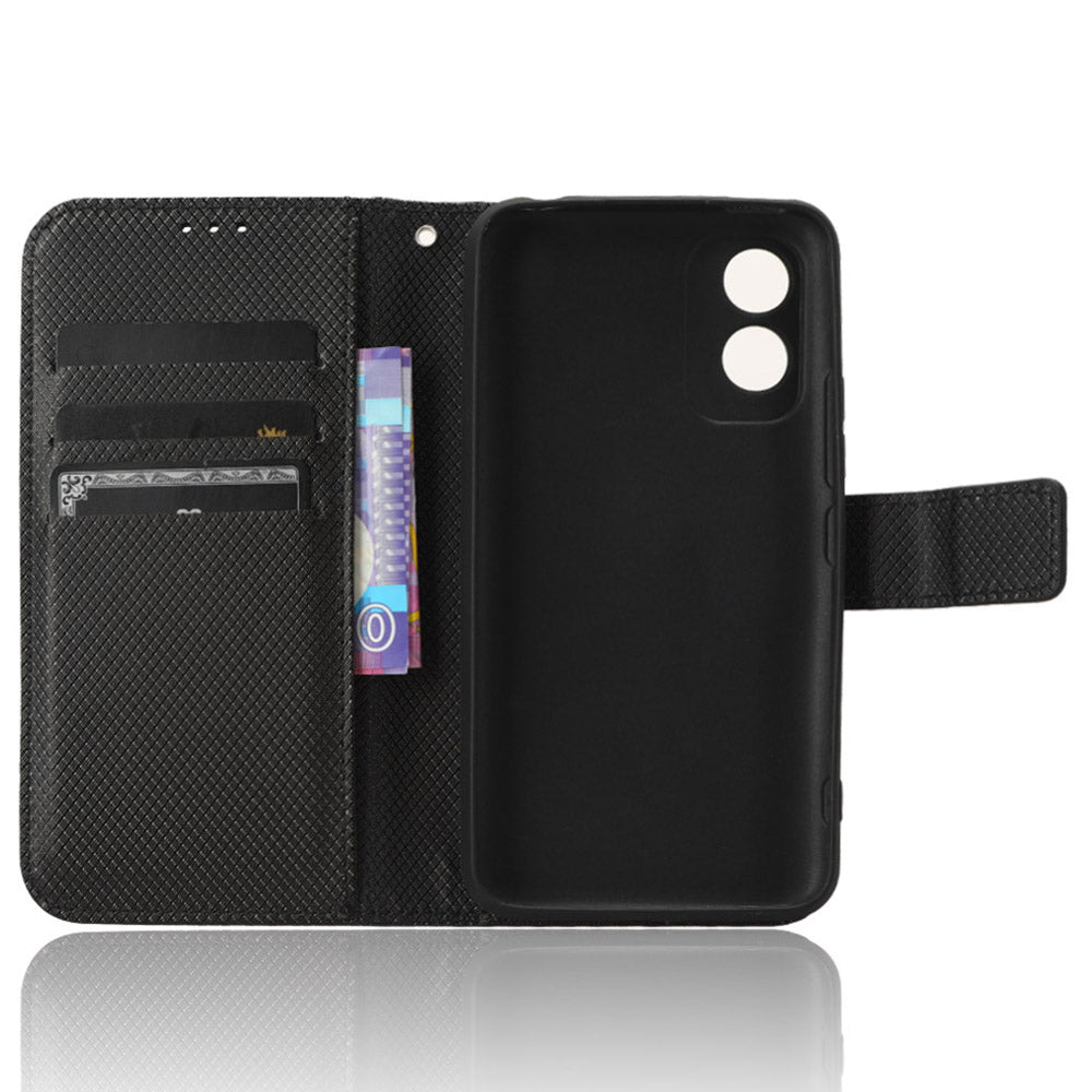 Shockproof Case for Itel A18 PU Leather Mobile Folio Flip Cover Wallet Phone Case with Stand
