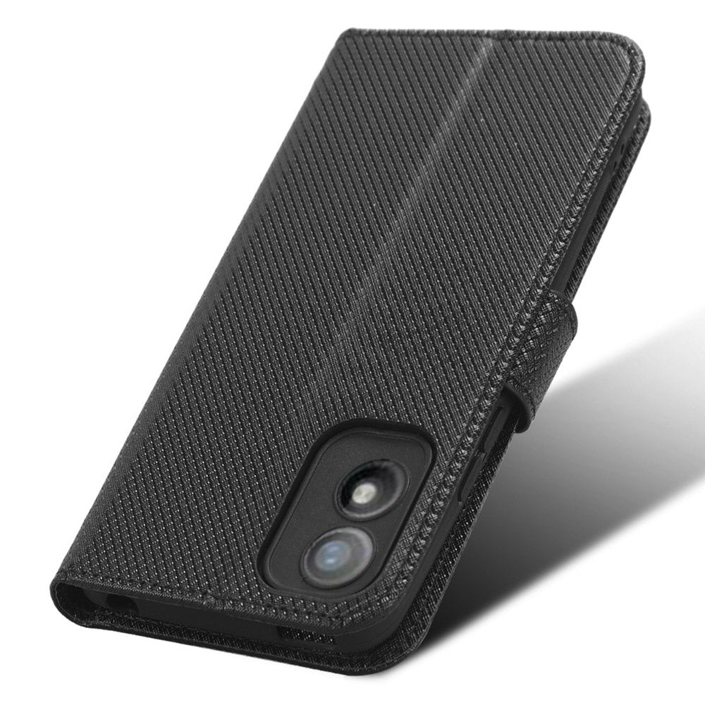 Shockproof Case for Itel A18 PU Leather Mobile Folio Flip Cover Wallet Phone Case with Stand