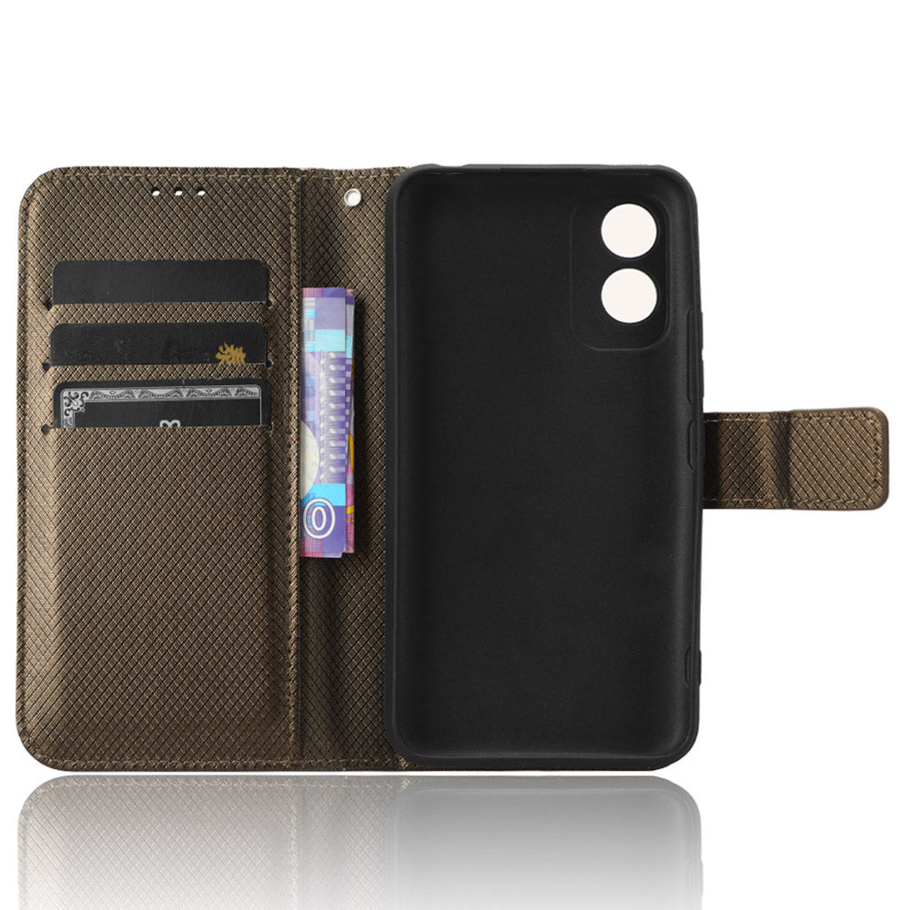 Shockproof Case for Itel A18 PU Leather Mobile Folio Flip Cover Wallet Phone Case with Stand