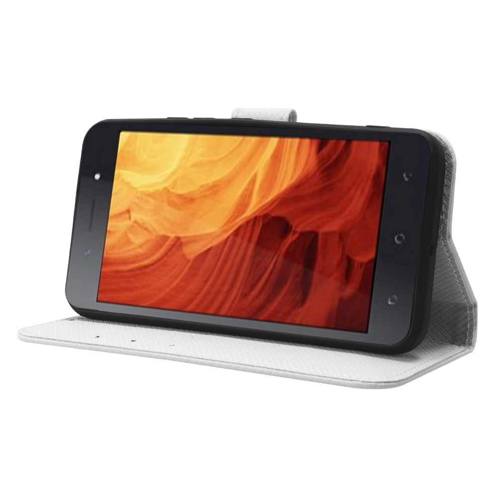 Shockproof Case for Itel A18 PU Leather Mobile Folio Flip Cover Wallet Phone Case with Stand