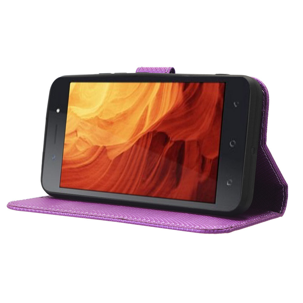 Shockproof Case for Itel A18 PU Leather Mobile Folio Flip Cover Wallet Phone Case with Stand