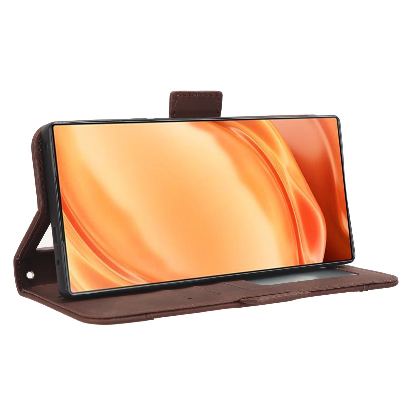 Wallet Phone Case for ZTE nubia Z50 Ultra Multiple Card Slots Phone Shell PU Leather Stand Cover