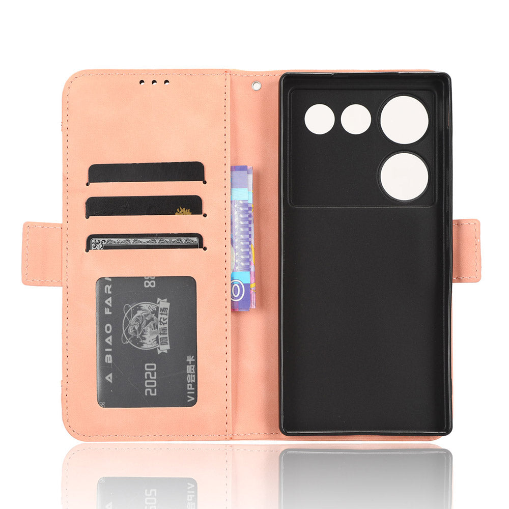 Wallet Phone Case for ZTE nubia Z50 Ultra Multiple Card Slots Phone Shell PU Leather Stand Cover