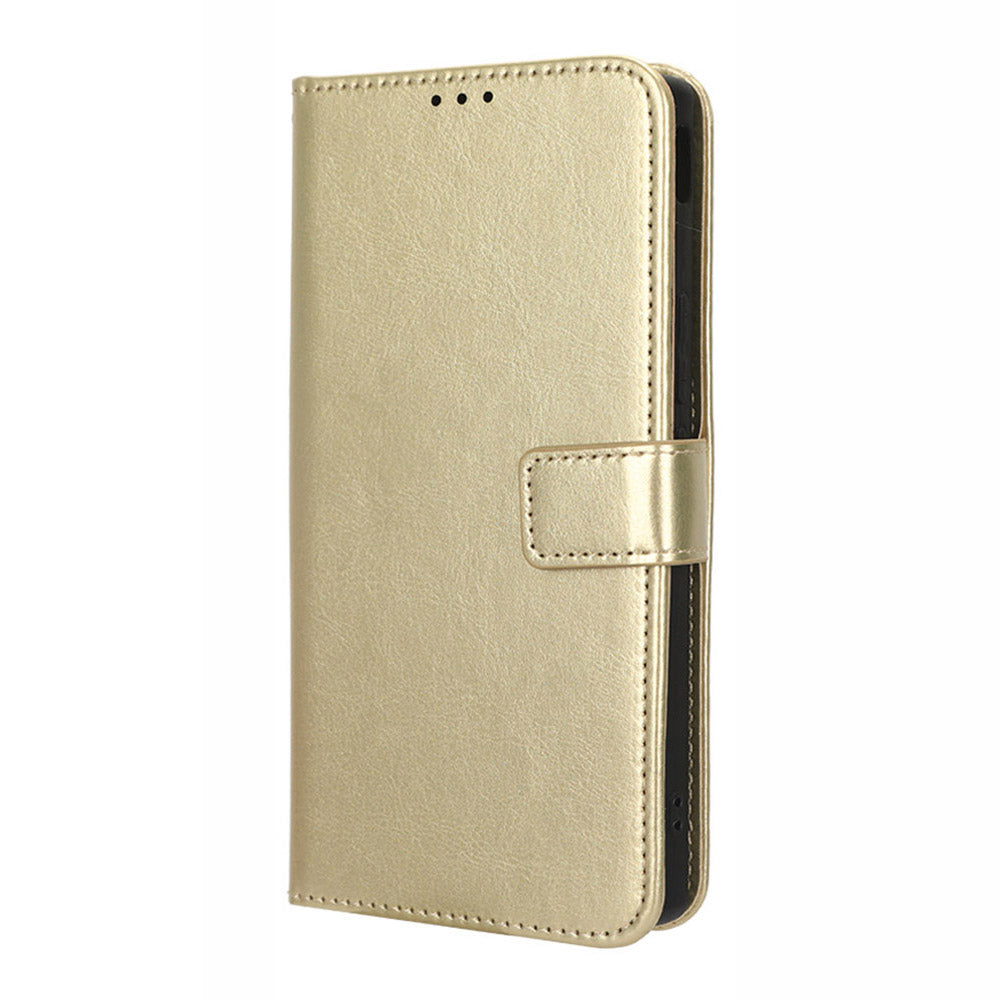 For ZTE nubia Z50 Ultra Wallet Phone Case Crazy Horse Texture PU Leather Folio Flip Cover with Stand