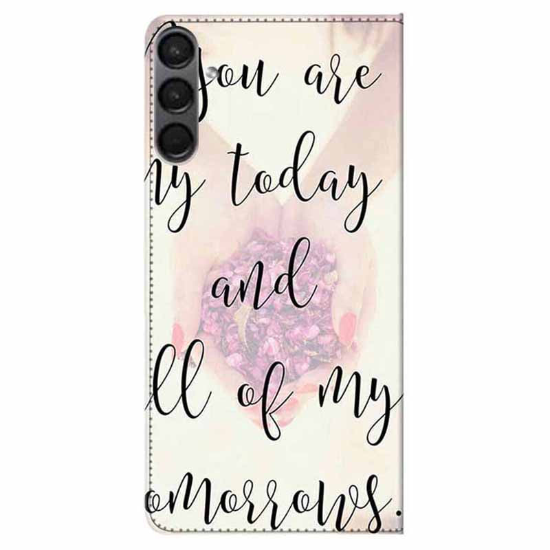 For Samsung Galaxy A24 4G PU Leather Wallet Case Pattern Printing Stand Phone Cover with Strap