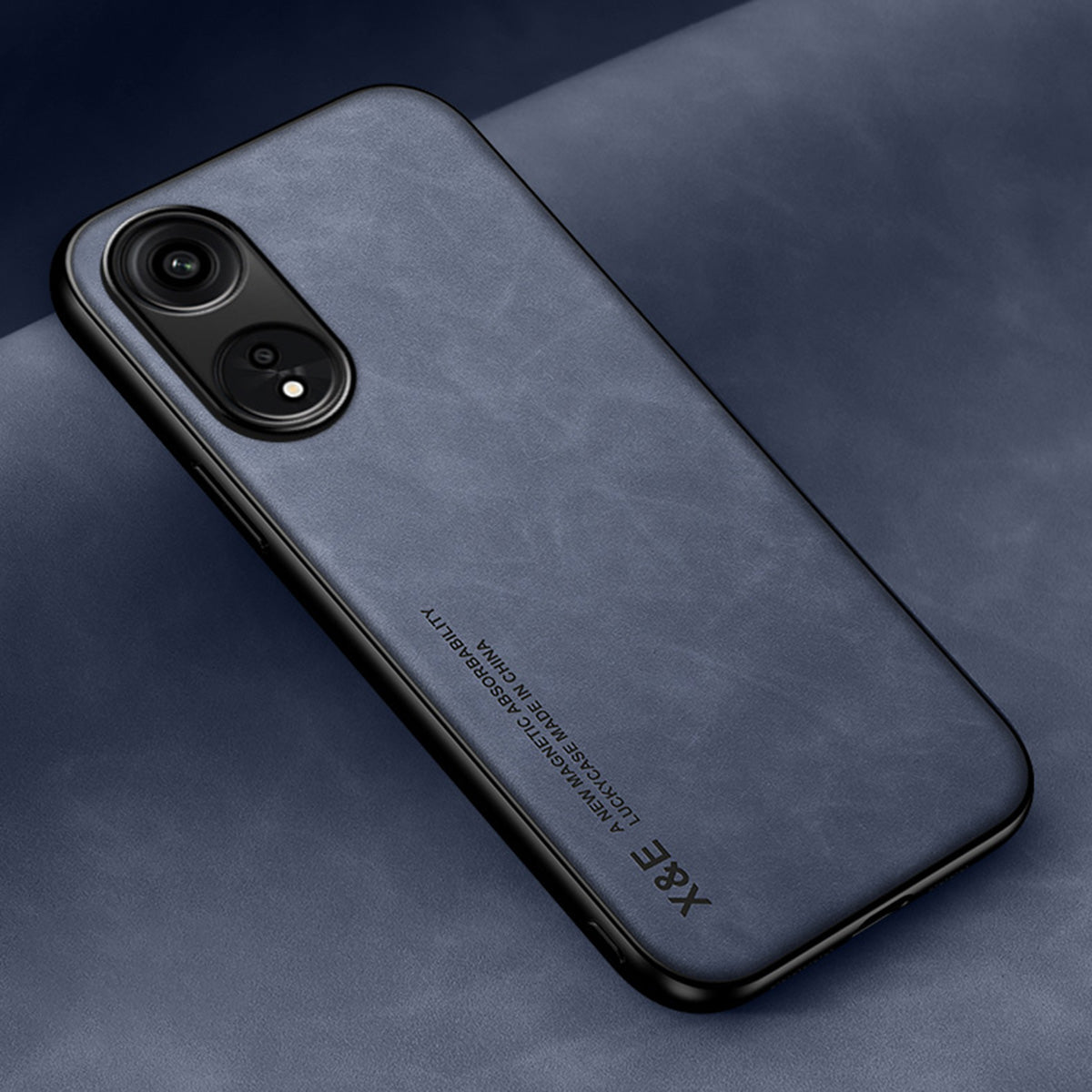X&E For Oppo A1 Pro 5G / Reno8 T 5G Skin-touch Leather Coated TPU+PC Cover Protective Phone Case