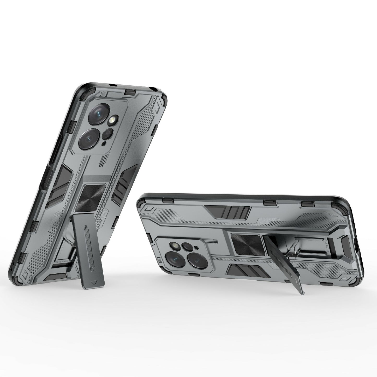 For Xiaomi Redmi Note 12 4G Kickstand Phone Case Hard PC Soft TPU Cell Phone Cover